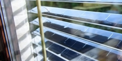 Жалюзи генерируют электричество как солнечные панели