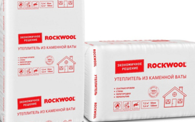 Rockwool эконом 1000х600х50 мм (8 шт/4,8 м2/0,24 м3)